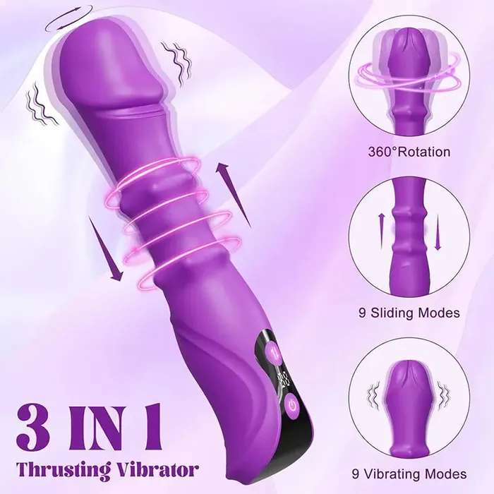 TriAction GSpot Thruster Dildo OOTYEMO Female Sex Toys