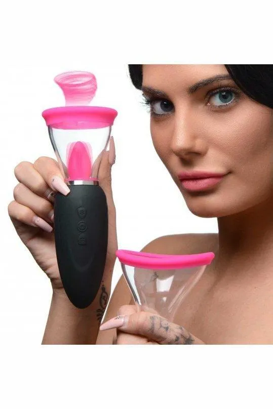 Sex On the Go Lickgasm Mini 10X Silicone Licking and Sucking Stimulator Female Sex Toys