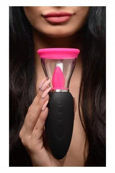 Sex On the Go Lickgasm Mini 10X Silicone Licking and Sucking Stimulator Female Sex Toys