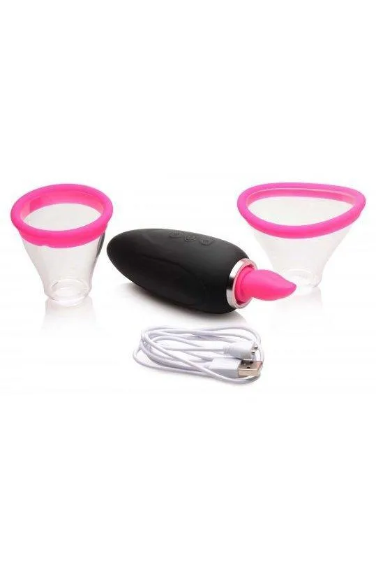 Sex On the Go Lickgasm Mini 10X Silicone Licking and Sucking Stimulator Female Sex Toys