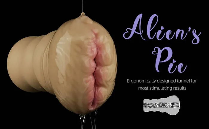 LOVETOY Male Sex Toys Aliens Pie Male Masturbator 3 Flesh LOVETOY Male Sex Toys Aliens Pie Male Masturbator 3 Flesh