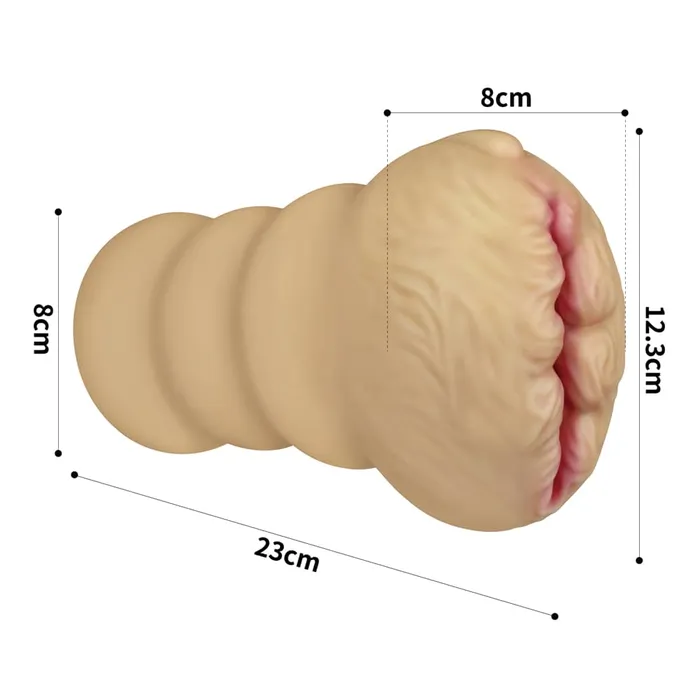LOVETOY Male Sex Toys Aliens Pie Male Masturbator 3 Flesh LOVETOY Male Sex Toys Aliens Pie Male Masturbator 3 Flesh