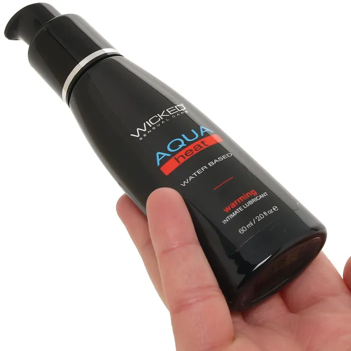 Female Sex Toys Aqua Heat Lube 2oz60ml in Warming Wicked Sensual Care