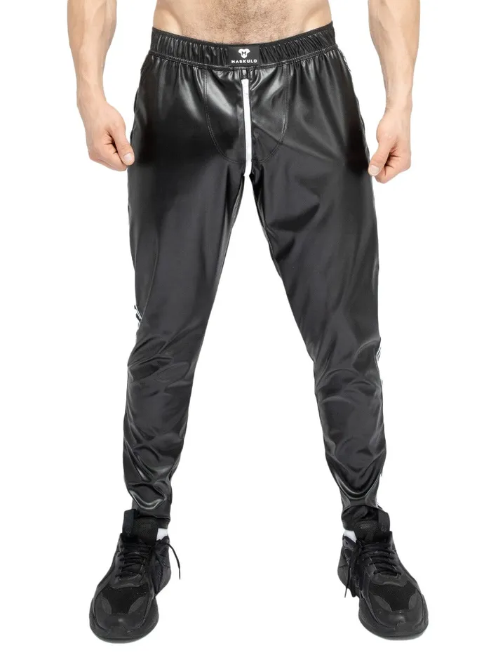 HonourSkintwocom Vibrators Leatherette Tracksuit Bottoms
