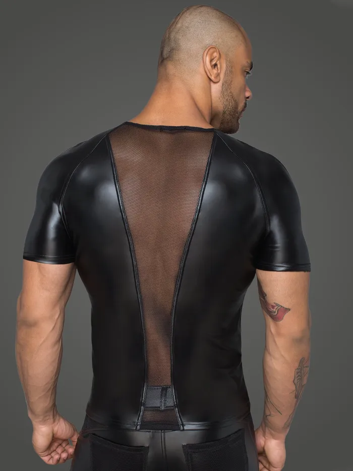 Mens Powerwetlook TShirt With Net Inserts HonourSkintwocom Female Sex Toys