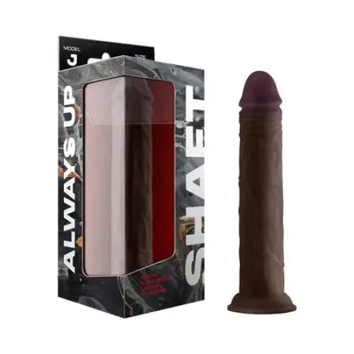 Shaft Model J Liquid Silicone 95 in Dildo Mahogany Vvole Female Sex Toys