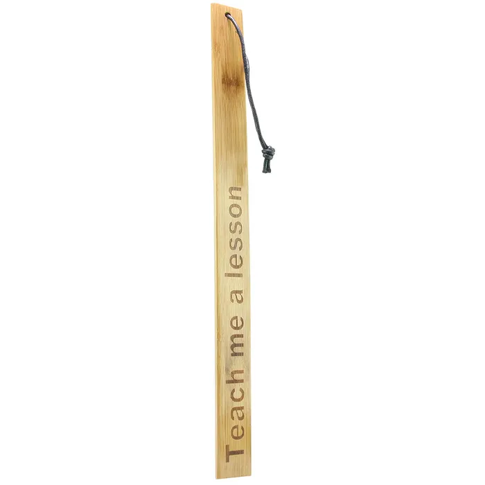 Spartacus Vibrators Teach Me a Lesson Bamboo Paddle