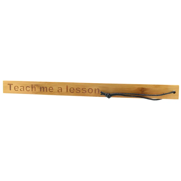 Spartacus Vibrators Teach Me a Lesson Bamboo Paddle