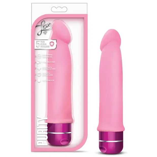 Vibrators Blush Luxe Purity Silicone Vibrator Pink Blush Vibrators Blush Luxe Purity Silicone Vibrator Pink Blush