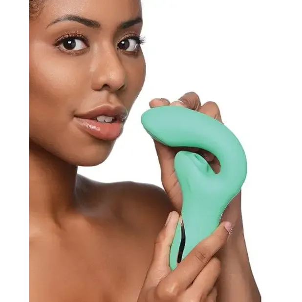 Vibrators Inmi Shegasm 10x Minty Air Stim Rabbit Vibrator inmi