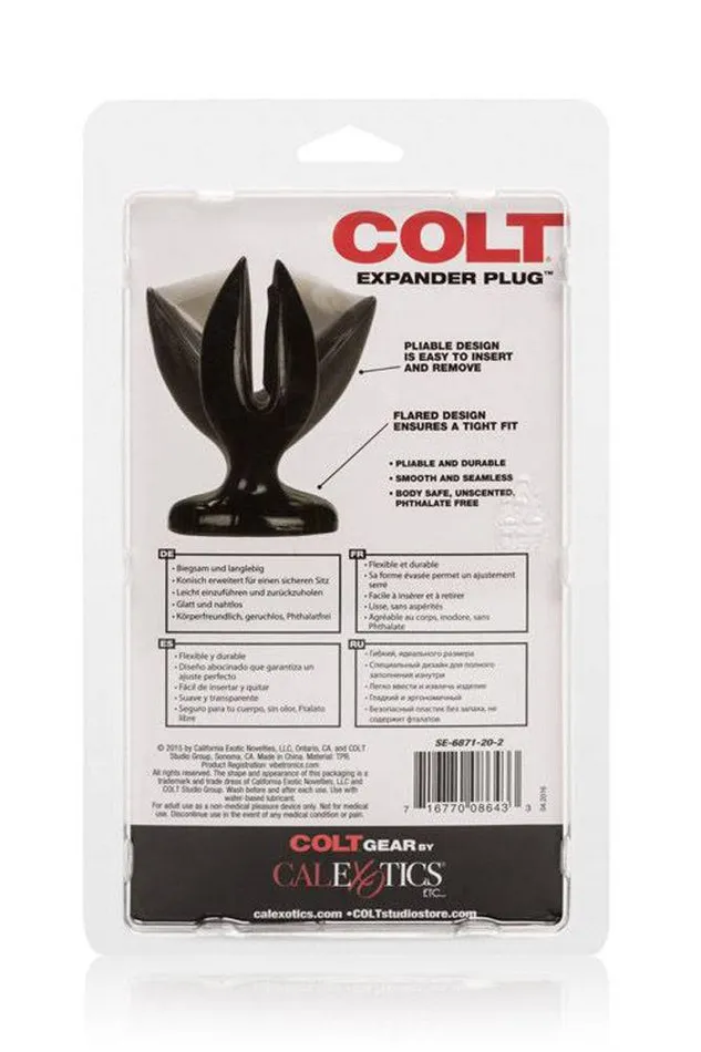 Anal Cal Exotics Colt Large Expander Plug Black Cal Exotics