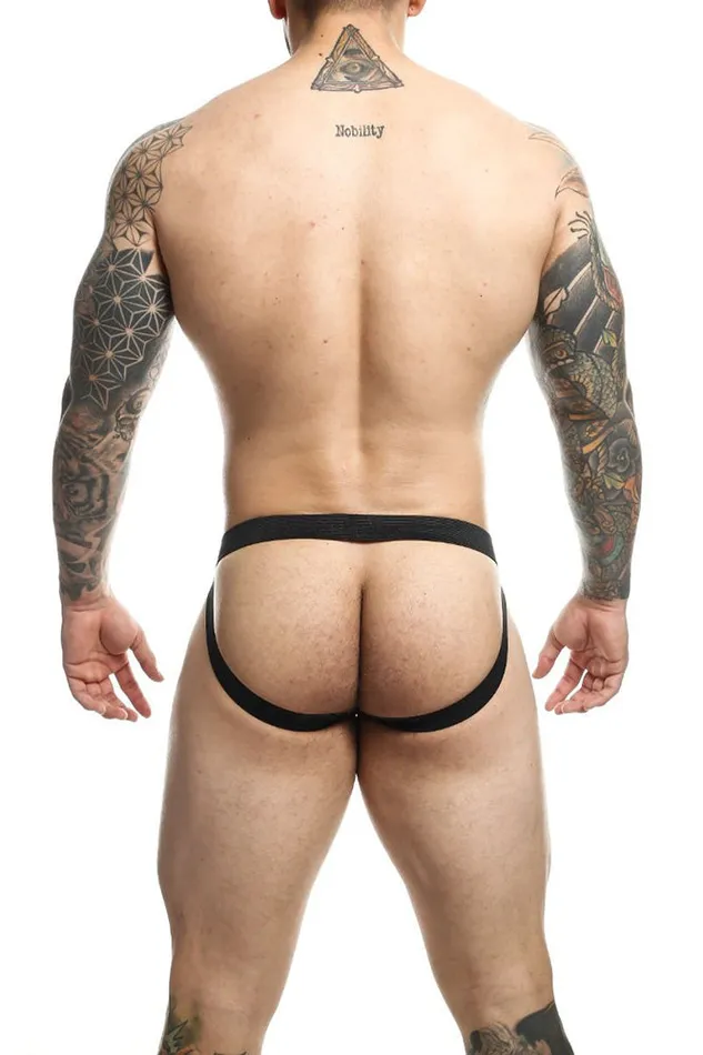 Anal Male Basics Male Basics Fetish Swim Jockstrap Black MBL101