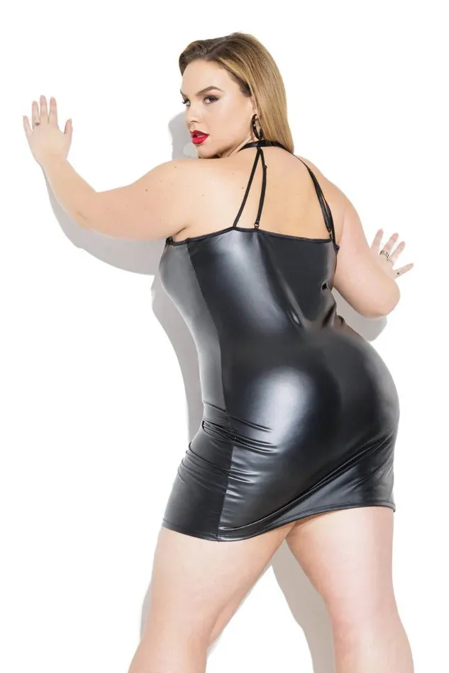 Coquette Anal Coquette D9359X Matte Dress Black