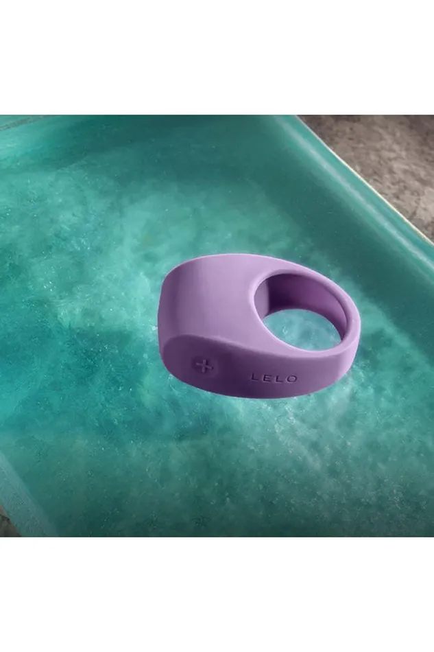 Couples Lelo Lelo Tor 3 Vibrating Cock Ring with App Control Purple