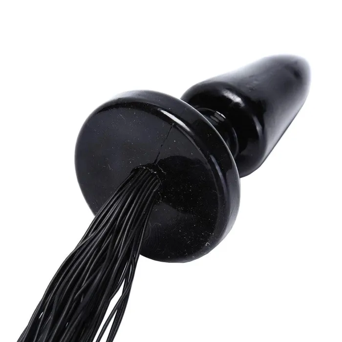 Beautiful Black Horse Tail Plug 21 Long Lovegasm Anal