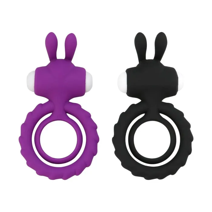 Couples Lovegasm Naughty Bunny Vibrating Cock and Ball Ring