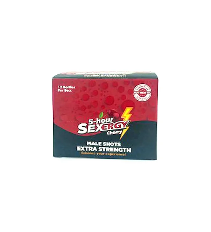 Female Sex Toys Sexergy Male Liquid Shot 12 Ct Display Cherry Sale Specials