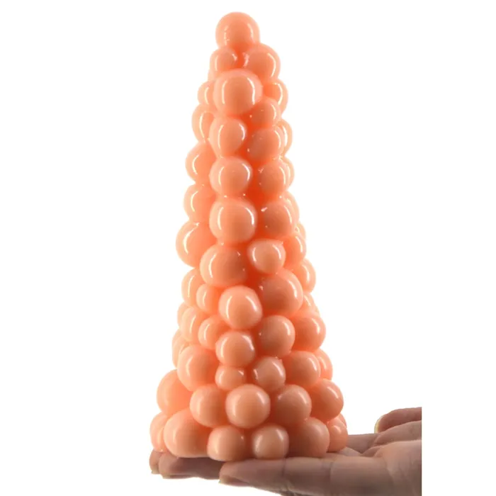 LAZADASEXTOYS Anal FAAK Big Anal Plug Like Xmas Tree Grape Design Beads Anal Sex Toys Big Anal Dildo Black Dildo Stuffed Stopper Anus Massage