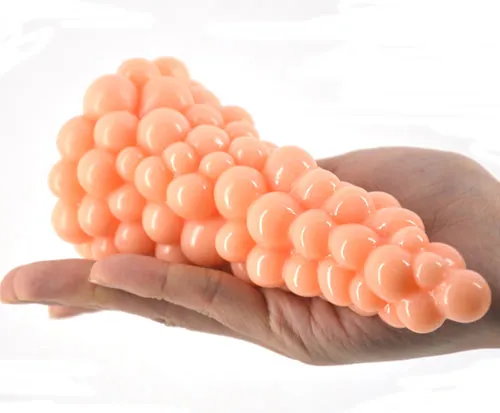 LAZADASEXTOYS Anal FAAK Big Anal Plug Like Xmas Tree Grape Design Beads Anal Sex Toys Big Anal Dildo Black Dildo Stuffed Stopper Anus Massage