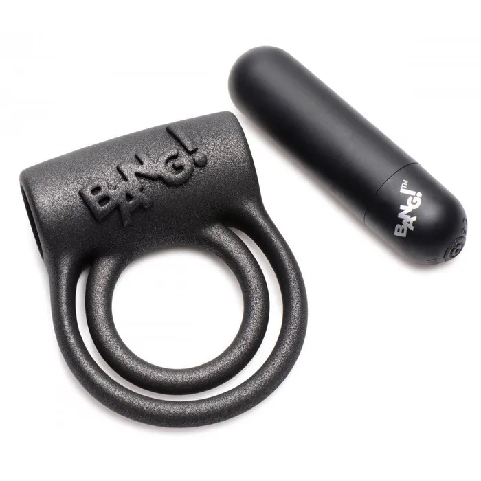 Male Sex Toys Bang 25X Vibrating Silicone Cock Ring with Remote Control