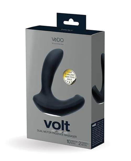 Anal VeDo Volt Rechargeable Prostate Vibe Black Savvy Co