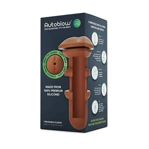 Autoblow Autoblow AI Series Standard Silicone Sleeve Vagina Mouth Anus Orifice Male Sex Toys