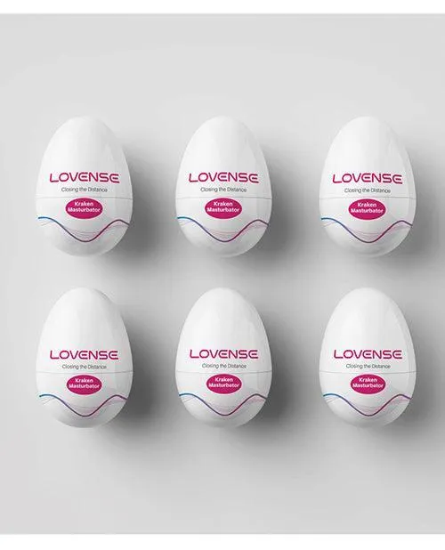 Hytto Pte Ltd Male Sex Toys Lovense Kraken Egg 6Pack White Hytto Pte Ltd Male Sex Toys Lovense Kraken Egg 6Pack White