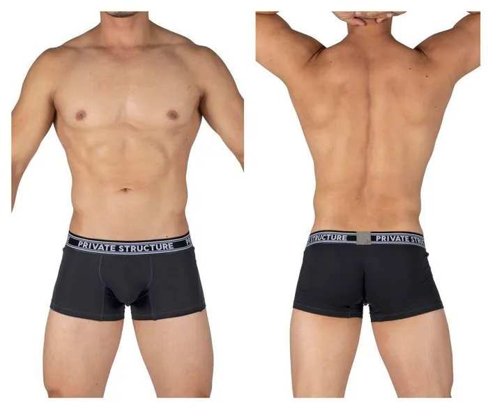 Private Structure Vibrators Bamboo Mid Waist Trunks