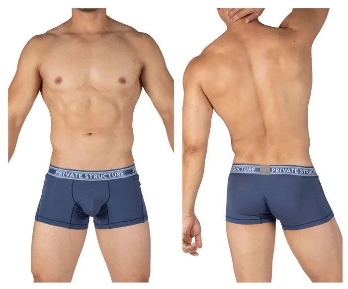 Private Structure Vibrators Bamboo Mid Waist Trunks