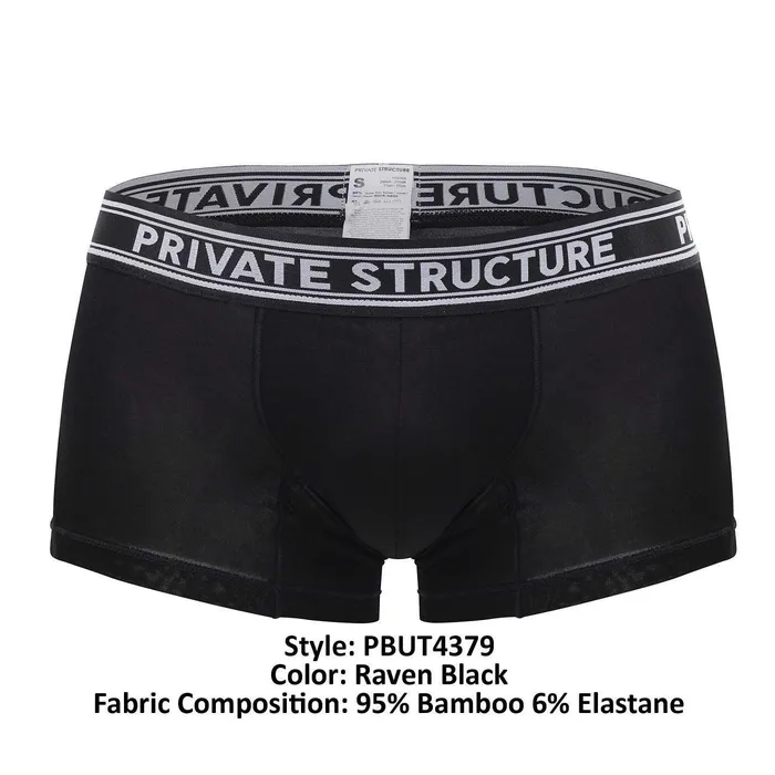 Private Structure Vibrators Bamboo Mid Waist Trunks