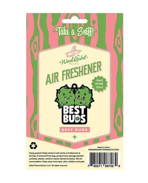 Vibrators Wood Rocket LLC Wood Rocket Best Buds Air Freshener Pine