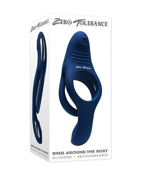 Zero Tolerance Ring Around the Rosy Cock Ball Vibrator Blue Evolved Novelties INC Male Sex Toys Zero Tolerance Ring Around the Rosy Cock Ball Vibrator Blue Evolved Novelties INC Male Sex Toys