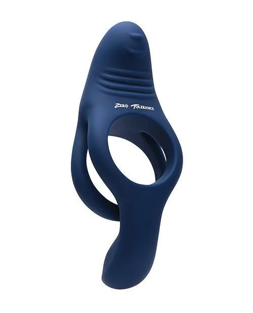 Zero Tolerance Ring Around the Rosy Cock Ball Vibrator Blue Evolved Novelties INC Male Sex Toys Zero Tolerance Ring Around the Rosy Cock Ball Vibrator Blue Evolved Novelties INC Male Sex Toys