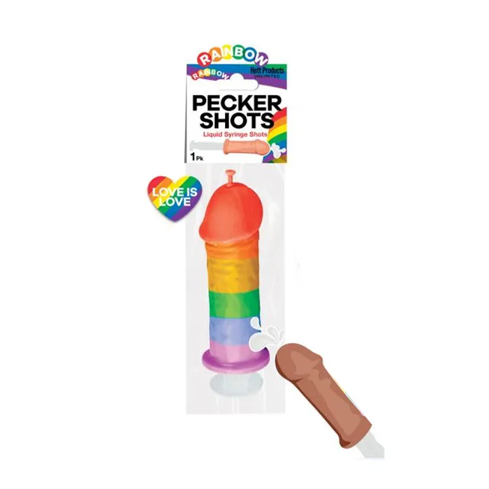 Anal Pecker Shot Syringe Rainbow Hott Products Unlimited