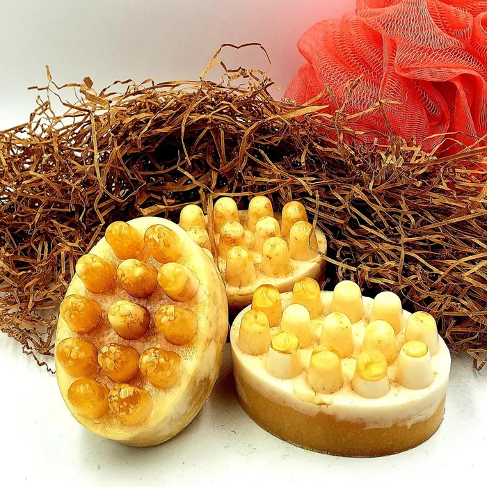 Its the Bomb Vibrators Beer Oatmeal Scrubby Soaps