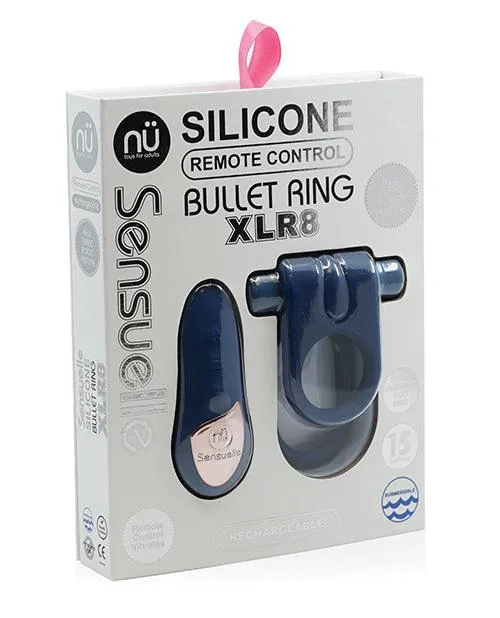 Nu Sensuelle Silicone Remote Control Xlr8 Turbo Boost Bullet Ring Novel Creations Usa INC Female Sex Toys