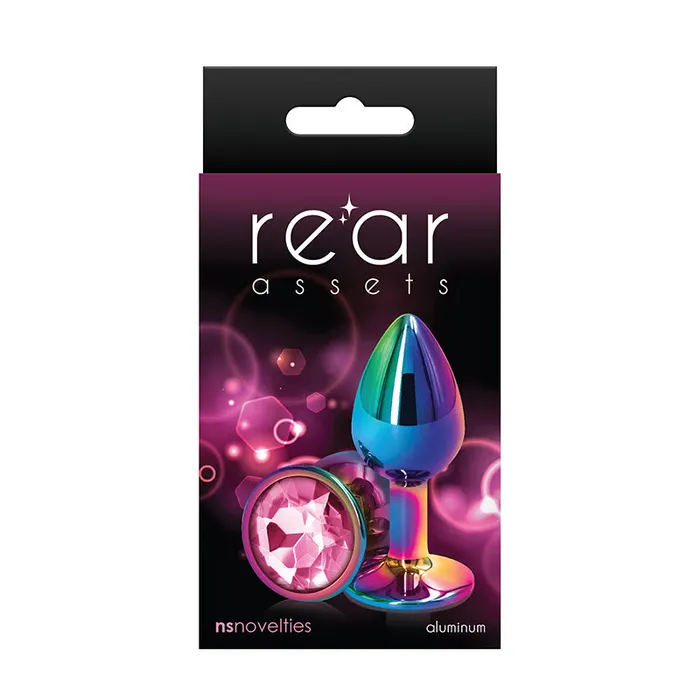 Rear Assets Metal Anal Plug Small MulticolorPink New Sensations Novelties Inc Anal Rear Assets Metal Anal Plug Small MulticolorPink New Sensations Novelties Inc Anal