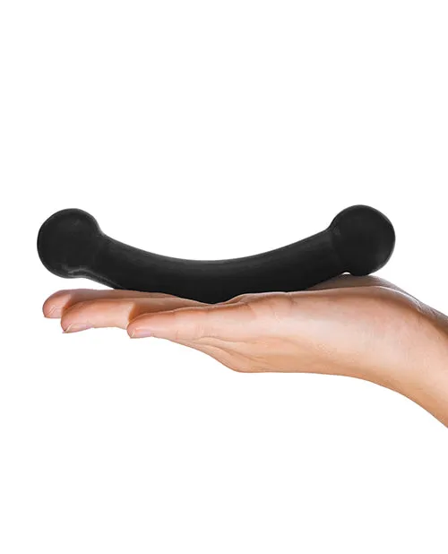 Dildos Glas Double Bull Glass Dildo Black Open Desires