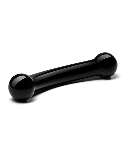 Dildos Glas Double Bull Glass Dildo Black Open Desires