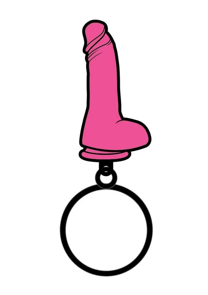Dildos WoodRocket Dildo Pink Keychain