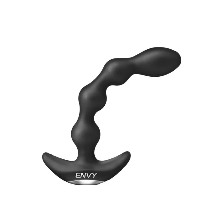 Envy Male Sex Toys Envy Deep Reach Vibrating Anal Beads With Remote Control Black