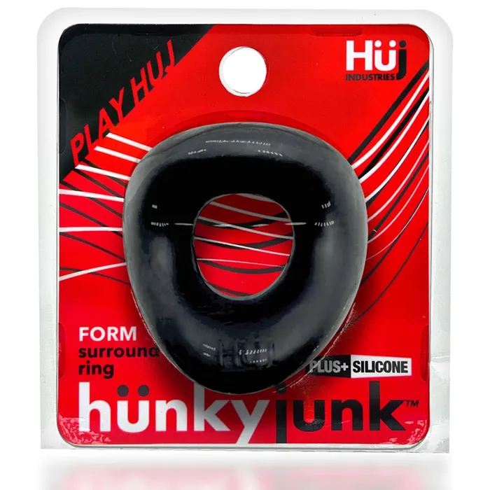 Hunkyjunk Form Silicone Cock Ring Tar Ice Hunkyjunk Male Sex Toys