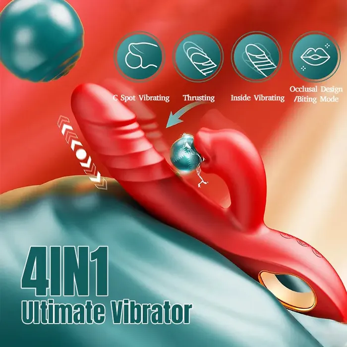 Inyarose Female Sex Toys Thrusting GSpot Clitoral Stimulator