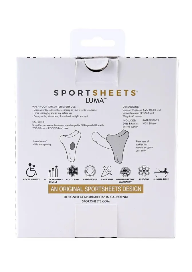 Luma Dildo and Harness Silicone Cushion Sportsheets Female Sex Toys Luma Dildo and Harness Silicone Cushion Sportsheets Female Sex Toys