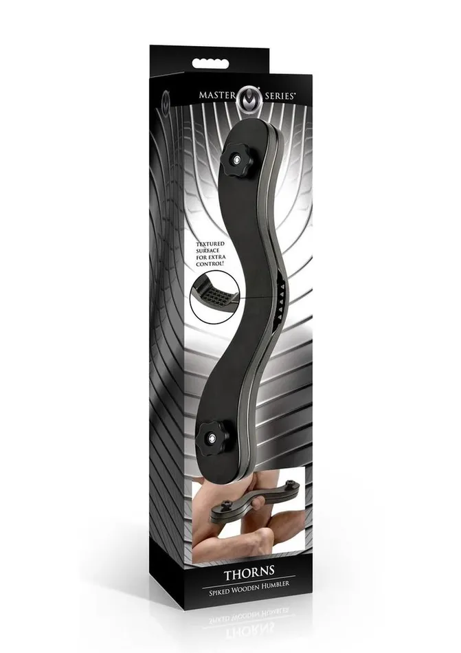 Male Sex Toys Master Series Master Series Thorns Spiked Wooden Humbler