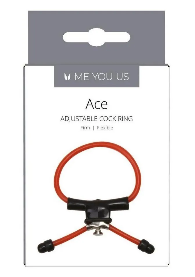 Male Sex Toys Me You Us ME YOU US Ace Adjustable Cock Ring