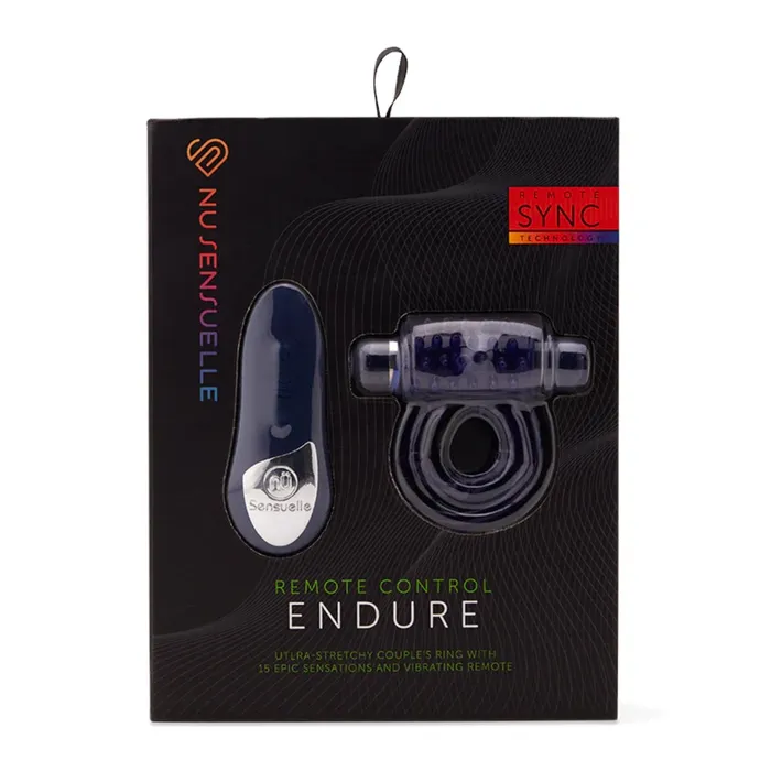 Nu Sensuelle Couples Nu Sensuelle Endure Remote Control Vibrating Cock Ring Blue