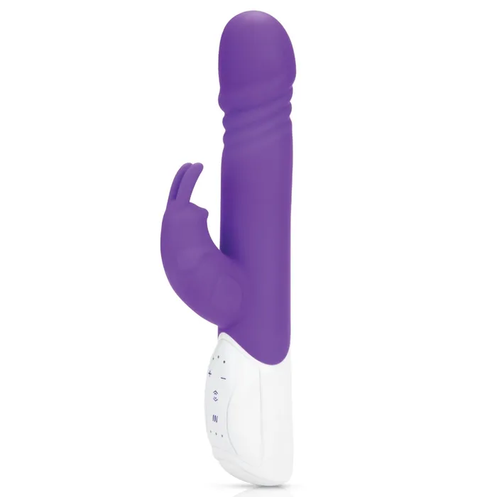 Rabbit Essentials Thrusting Rabbit Vibrator With Throbbing Shaft Purple Rabbit Essentials Vibrators Rabbit Essentials Thrusting Rabbit Vibrator With Throbbing Shaft Purple Rabbit Essentials Vibrators