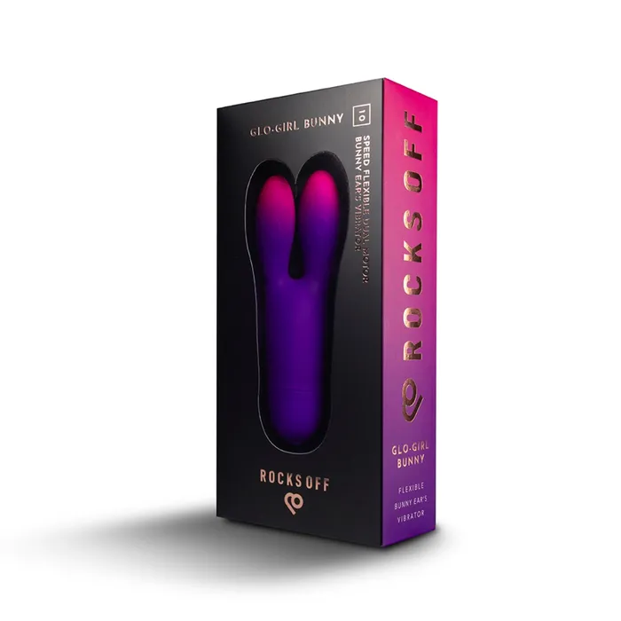 Rocks Off Rocks Off GloGirl Bunny Vibrator Purple Pink Vibrators
