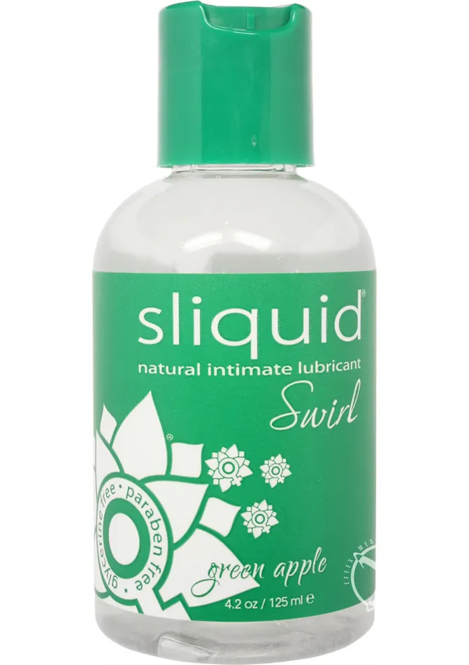 Sliquid Lubricants Sliquid Naturals Swirl Water Based Flavored Lubricant Green Apple Tart Sliquid Lubricants Sliquid Naturals Swirl Water Based Flavored Lubricant Green Apple Tart